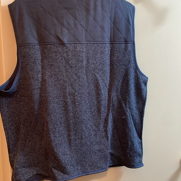 MEN VEST SADDLEBRED SLADE BLUE BIG & TALL - Picture 8 of 9